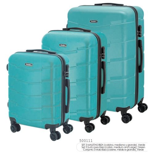 Pack 3 Maletas-500111-Verde